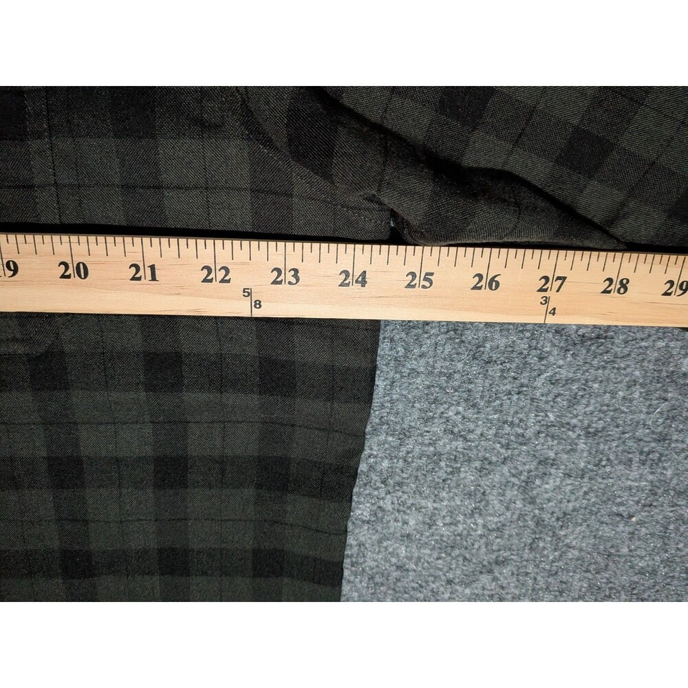 Poncho Flannel Shirt Mens Large Regular Fit Long Sleeve - Picture 4 of 8